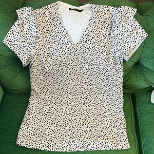 Leopard print blouse
